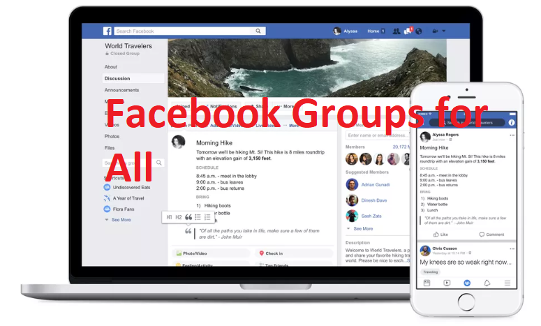 Facebook Groups for All