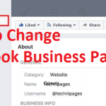 Change Facebook Business Page Name