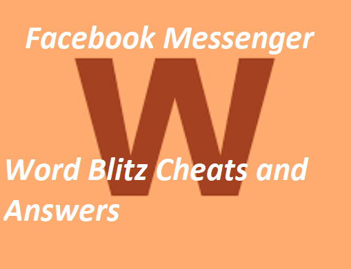 Facebook Messenger Word Blitz Cheats