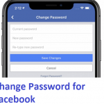 Change Password for Facebook