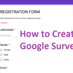 How To Google Survey