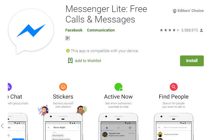 Messenger Lite For Android Free Download