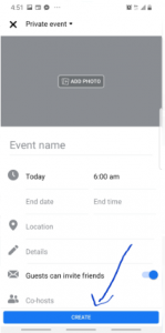 Facebook Events App – Create Private or Public Event on Facebook | Facebook Events Calendar Download