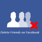 Delete Friends On Facebook (FB)