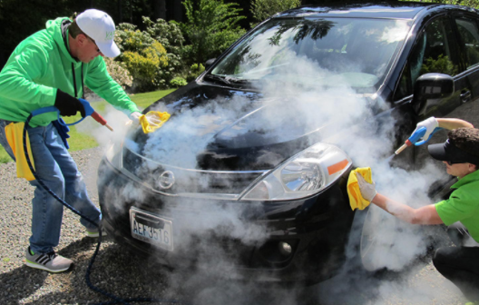 Why You Should Wash Your Car with Steam Not Water