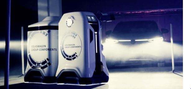 VW Shows Off An EV Charging Robot That Comes To You