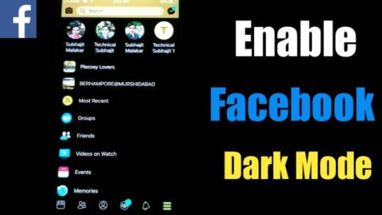 How To Activate Facebook Dark Mode