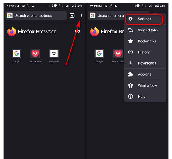 Capture Screenshots in Firefox Private Mode on Android