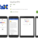 Vaxcert PH Mobile App Download