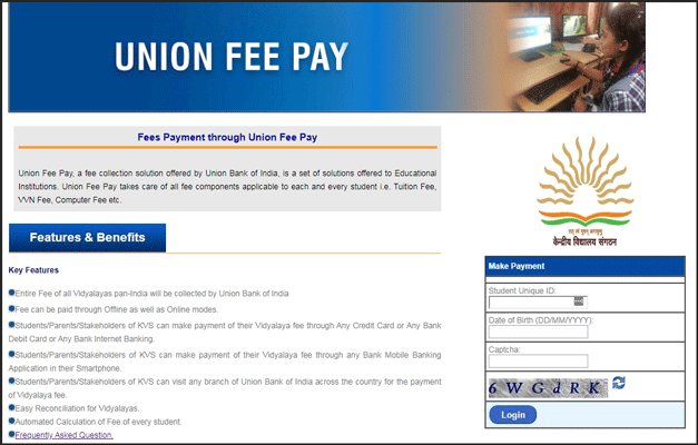 Kv online fee payment