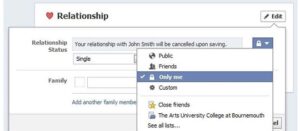 How to Hide your Relationship Status on Facebook