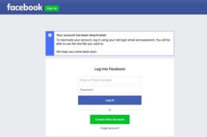 How to Temporarily Disable Facebook Account and Reactivate Facebook Account