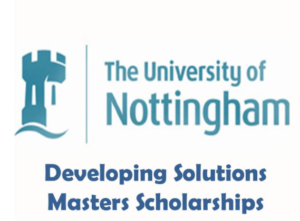 Developing Solutions Scholarships at University of Nottingham