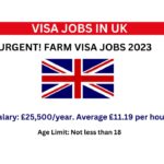Uk Government Visa Sponsorship Jobs 2023