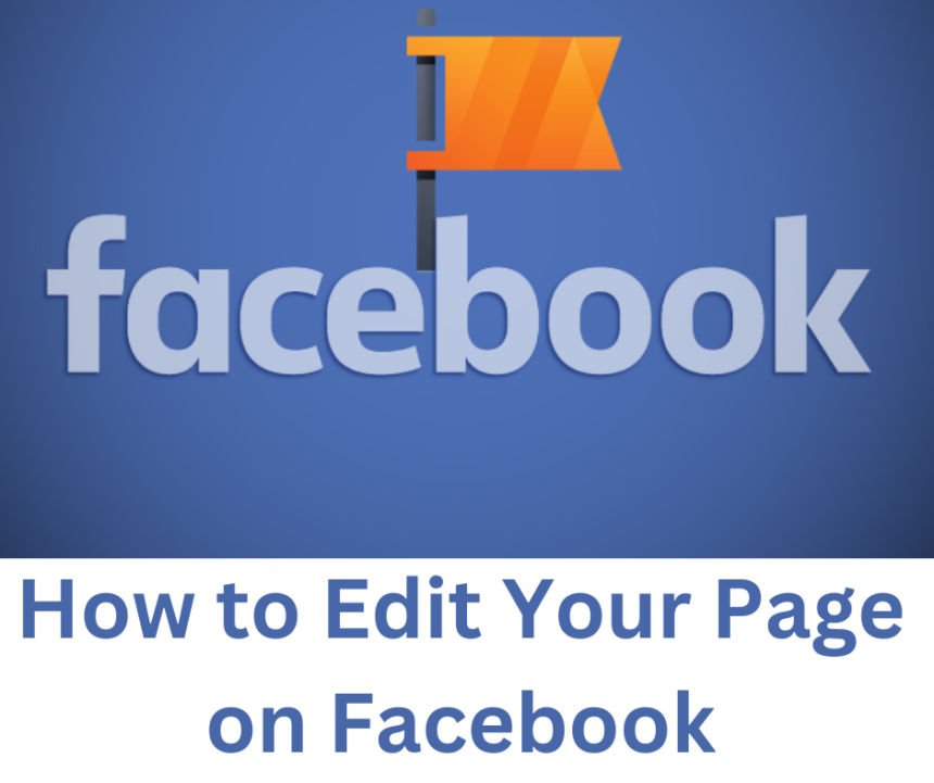 How to Edit Your Page on Facebook