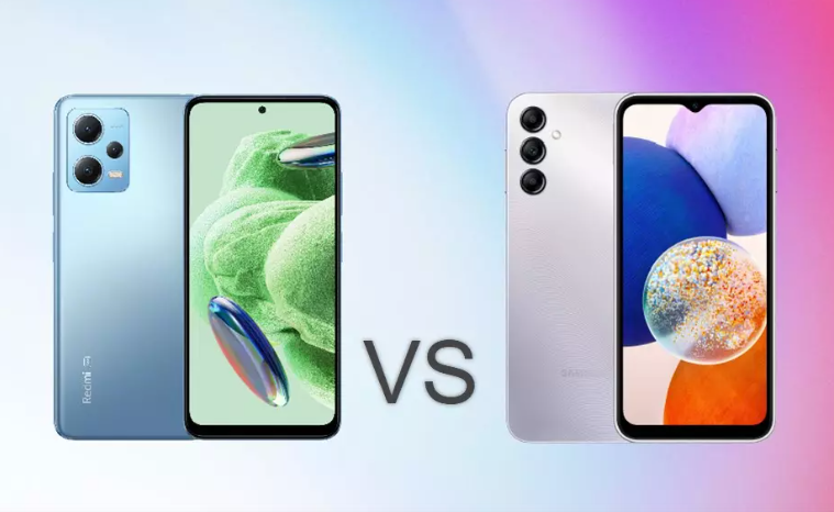 Compare Samsung A14 and Redmi Note 12