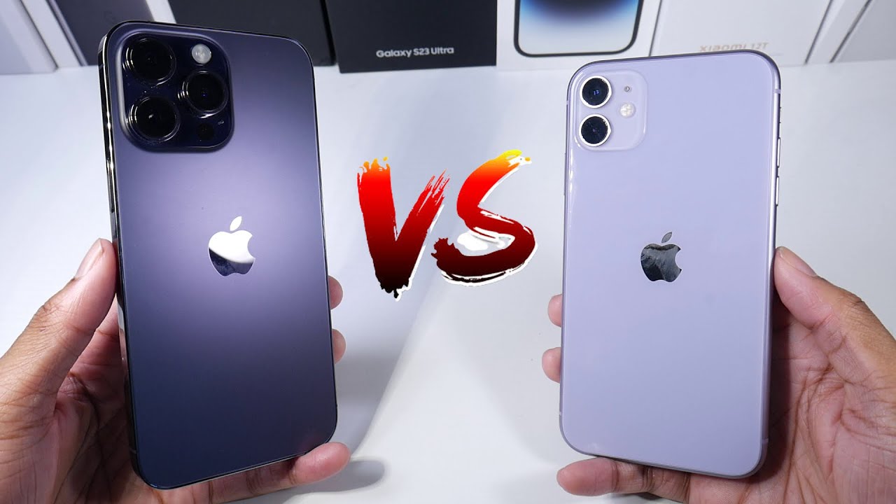 iPhone 14 pro max compared to iPhone 11