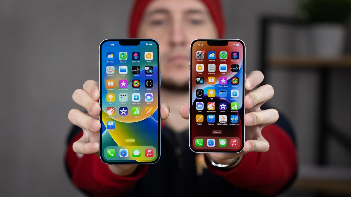 iPhone 11 compared to iPhone 14 plus